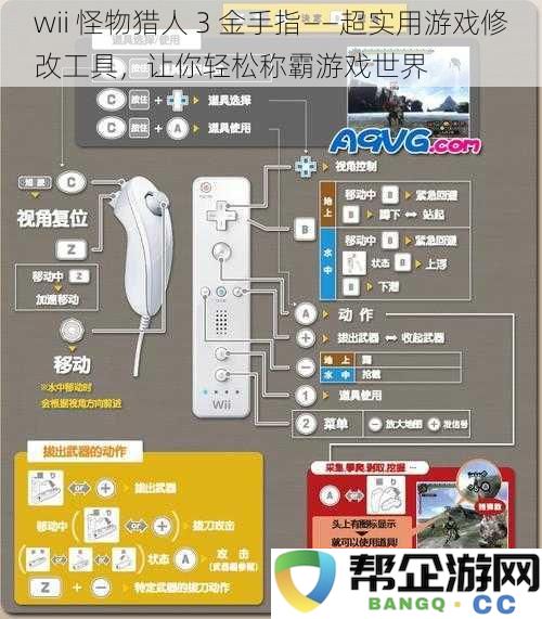 wii 怪物猎人 3 金手指——强力游戏修改器助你轻松称霸猎杀之路