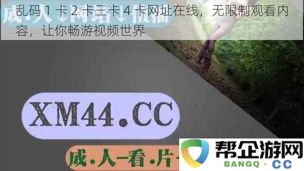 乱码 1 卡 2 卡三卡 4 卡网址在线，无限制观看内容，让你畅游视频世界