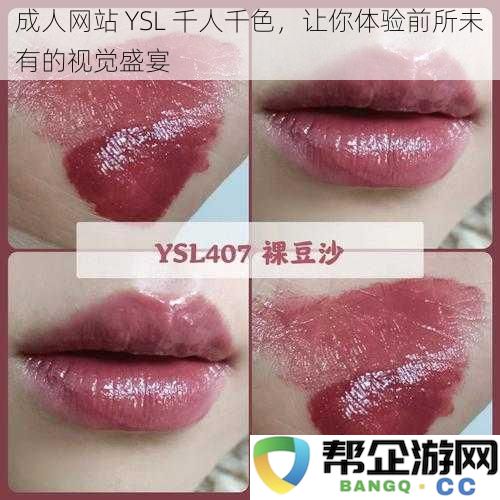 成人网站 YSL 千姿百态，为你呈现全新的视觉享受