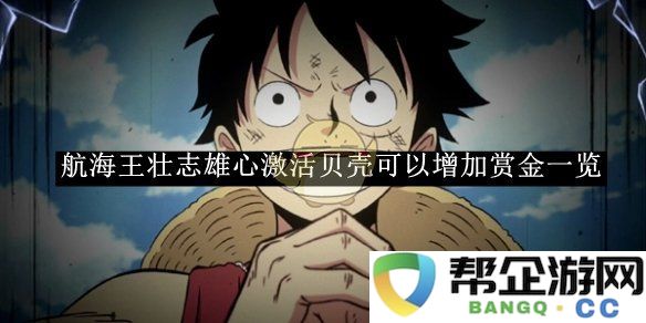 《航海王壮志雄心》贝壳激活技巧及其对赏金提升的全面解析