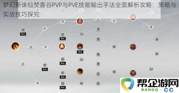 梦幻新诛仙焚香谷PVE与PVP技能输出实战全解：深度解析策略与技巧应用