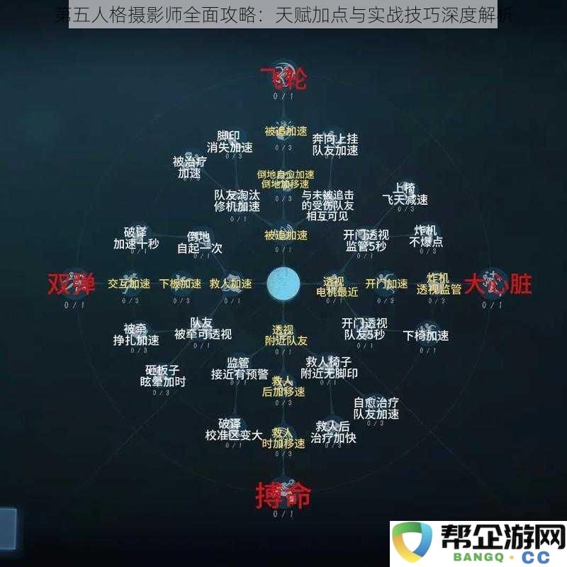 第五人格摄影师全面攻略：天赋加点与实战技巧深度解析