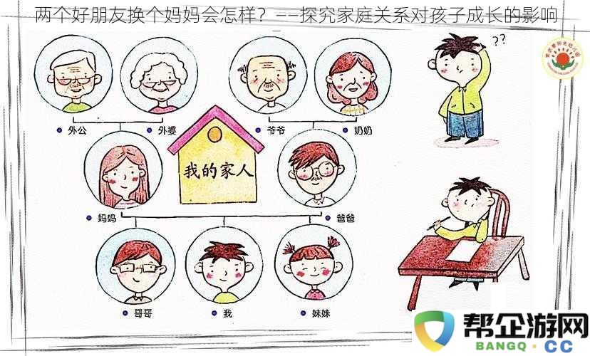 如果两个好朋友互换妈妈，家庭关系如何影响他们的成长与发展？