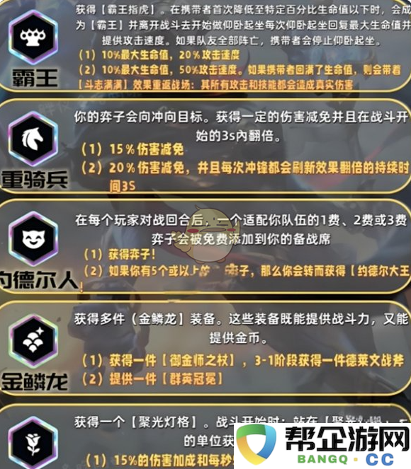 《金铲铲之战》派对时光机模式中的羁绊大全与策略分析