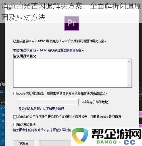 消逝的光芒闪退解决方案：全面解析闪退原因及应对方法