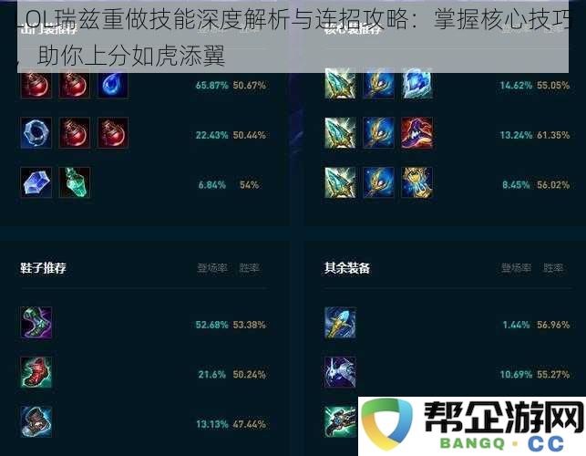 LOL瑞兹技能重铸深度剖析与连招指导：掌握关键技巧，助你轻松提升Rank段