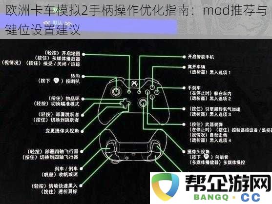 欧洲卡车模拟2手柄操作提升技巧：推荐优秀mod与键位设置优化建议