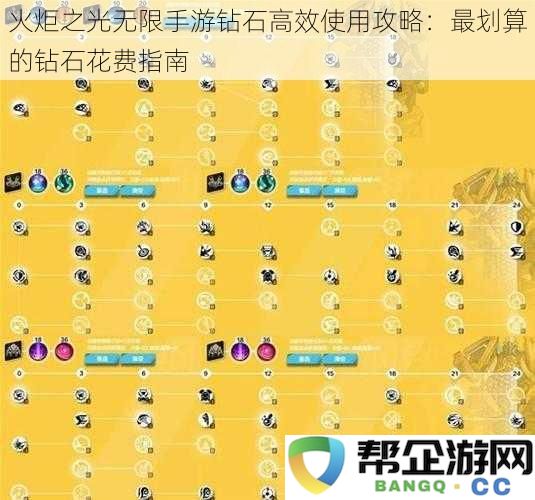 火炬之光无限手游钻石最佳使用技巧：超值钻石消费策略详解