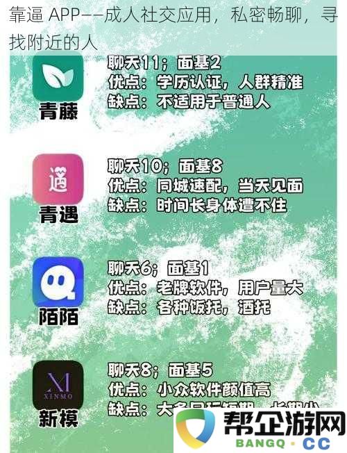 发现邻近伙伴——成人社交平台，享受私密聊天，连接周围的人