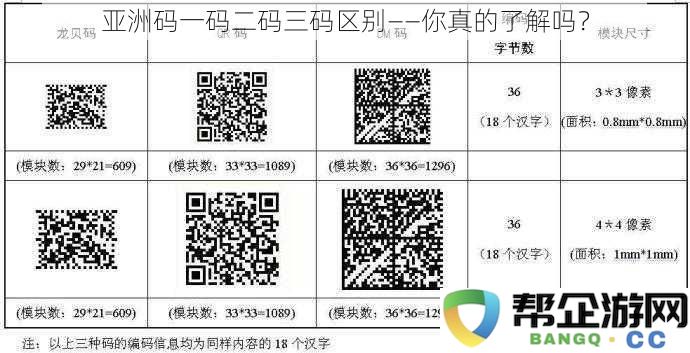 亚洲一码、二码、三码之间的细微差异——你是否真正了解这些区别？