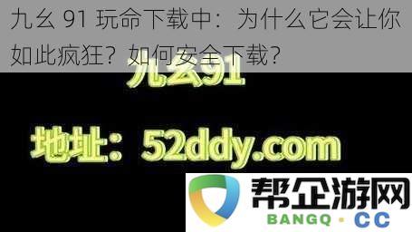 九幺 91 的疯狂下载引发热潮：究竟是什么原因？如何确保安全获取？